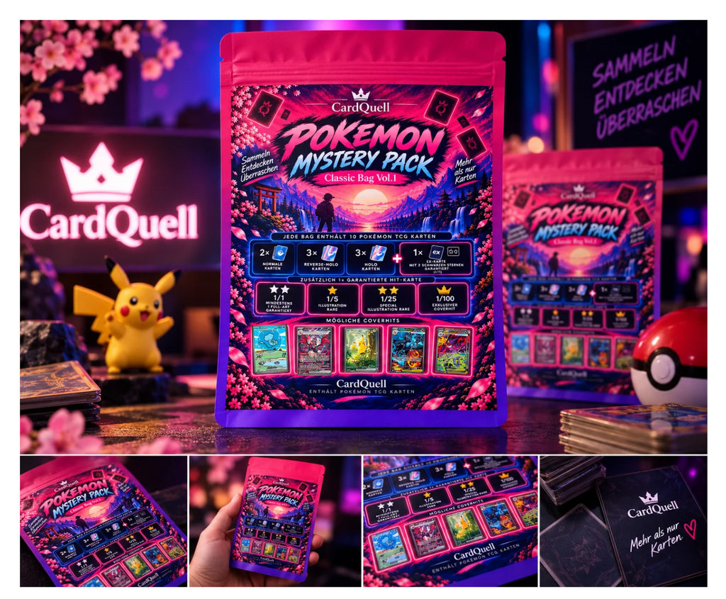 CardQuell Pokémon TCG Mystery Bag Classic Bag Vol.1